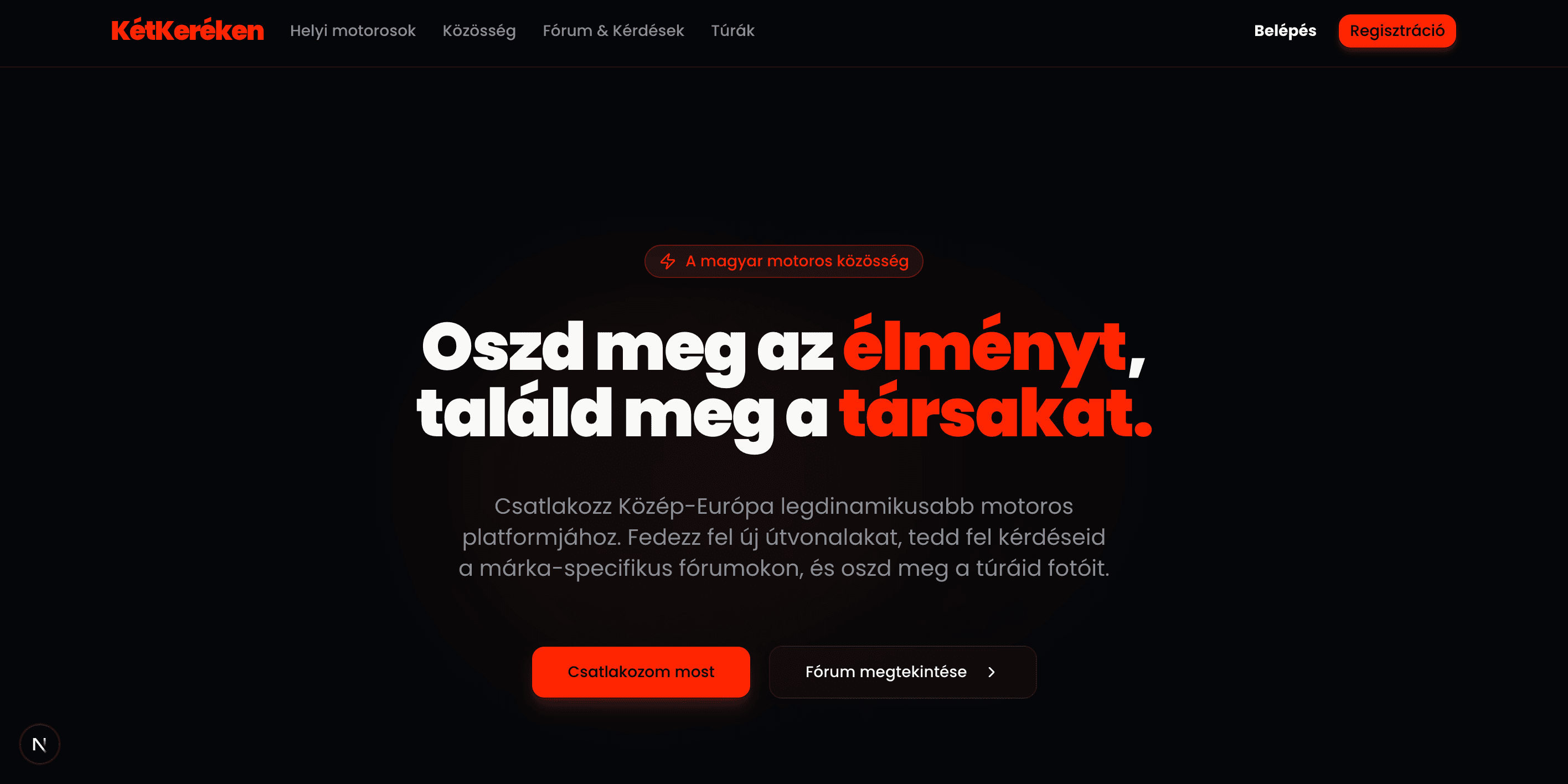 KétKeréken - Motoros fórum (w.i.p) projekt